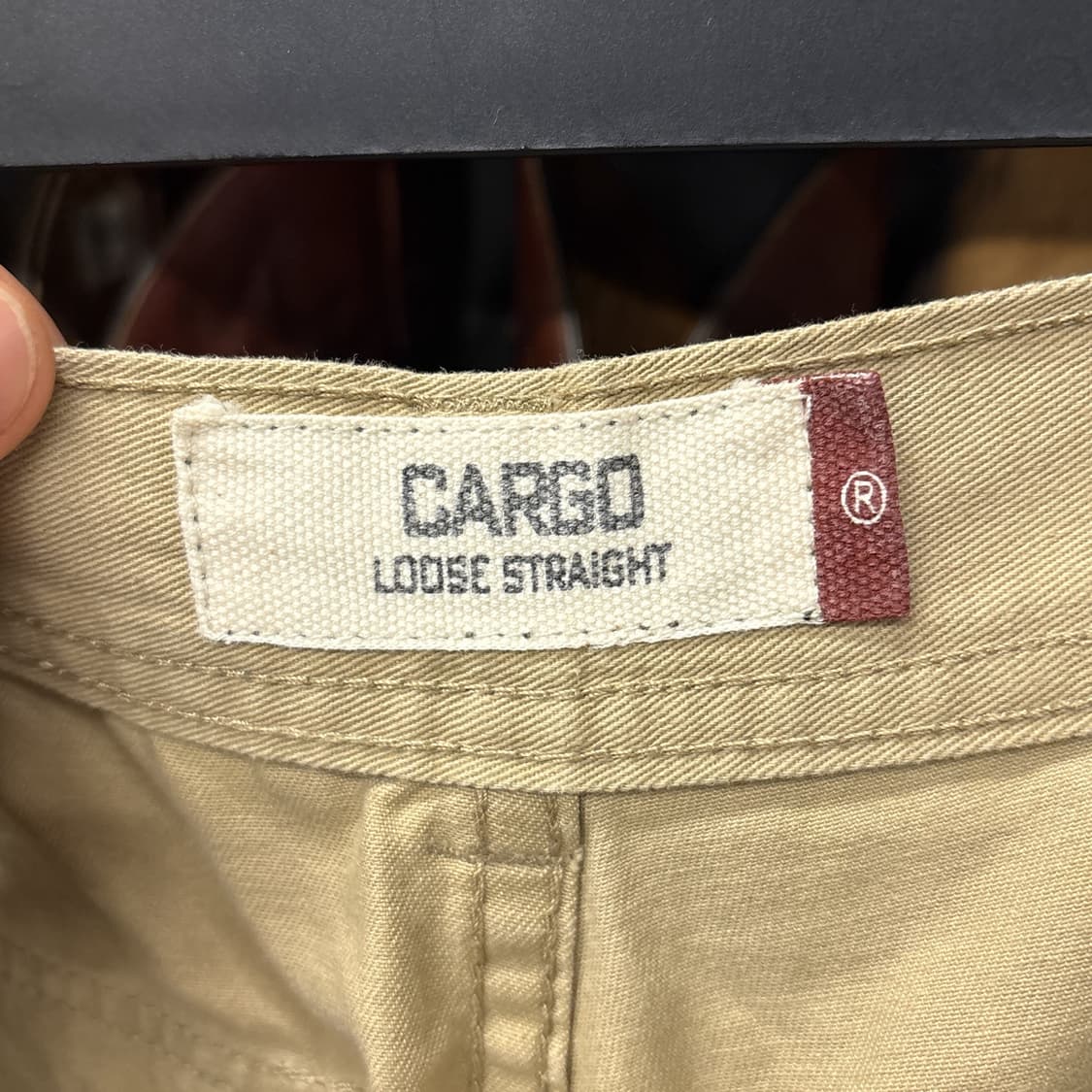 00s 리바이스 블랭크R탭 루즈 스트레이트 카고 하프팬츠 N1113   상품이미지8