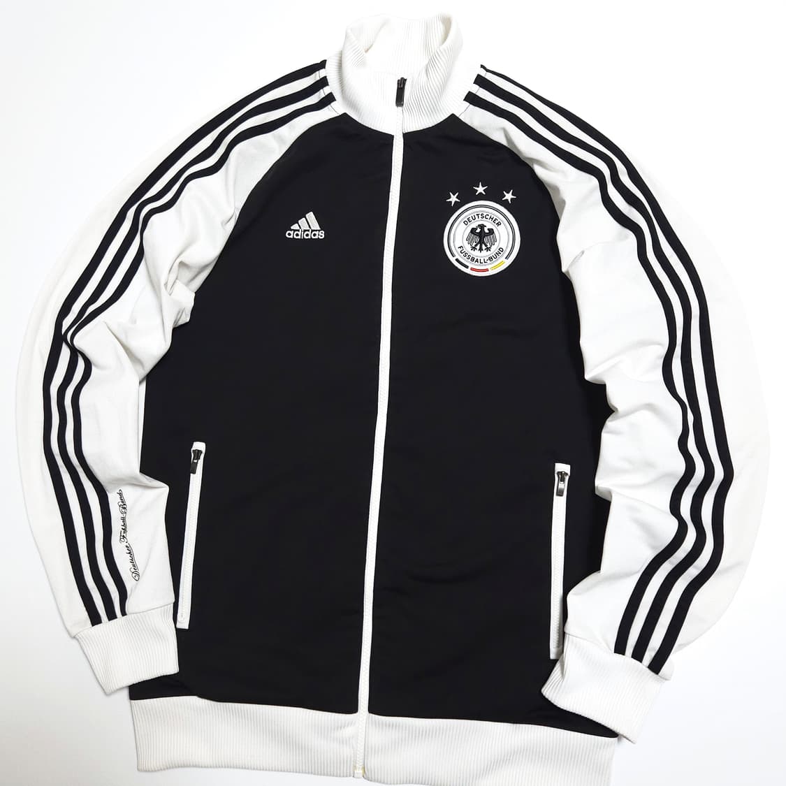 아디다스 대장급 13 독일 국대 트랙탑 져지 자켓 흰검 상품이미지2