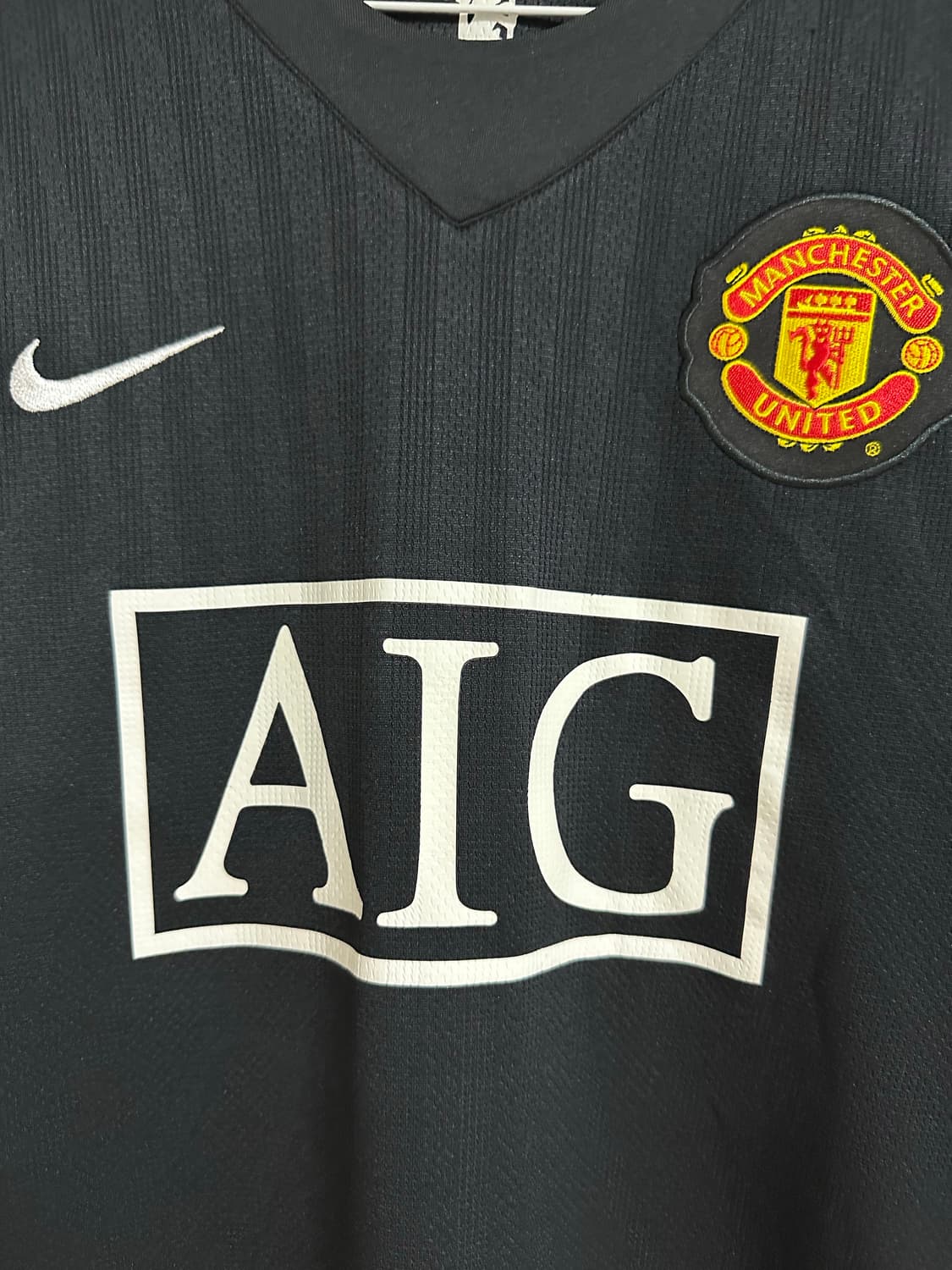 07-08 맨유 어웨이 호날두 (황금사자패치/M)올드래플/빈티지 상품이미지6