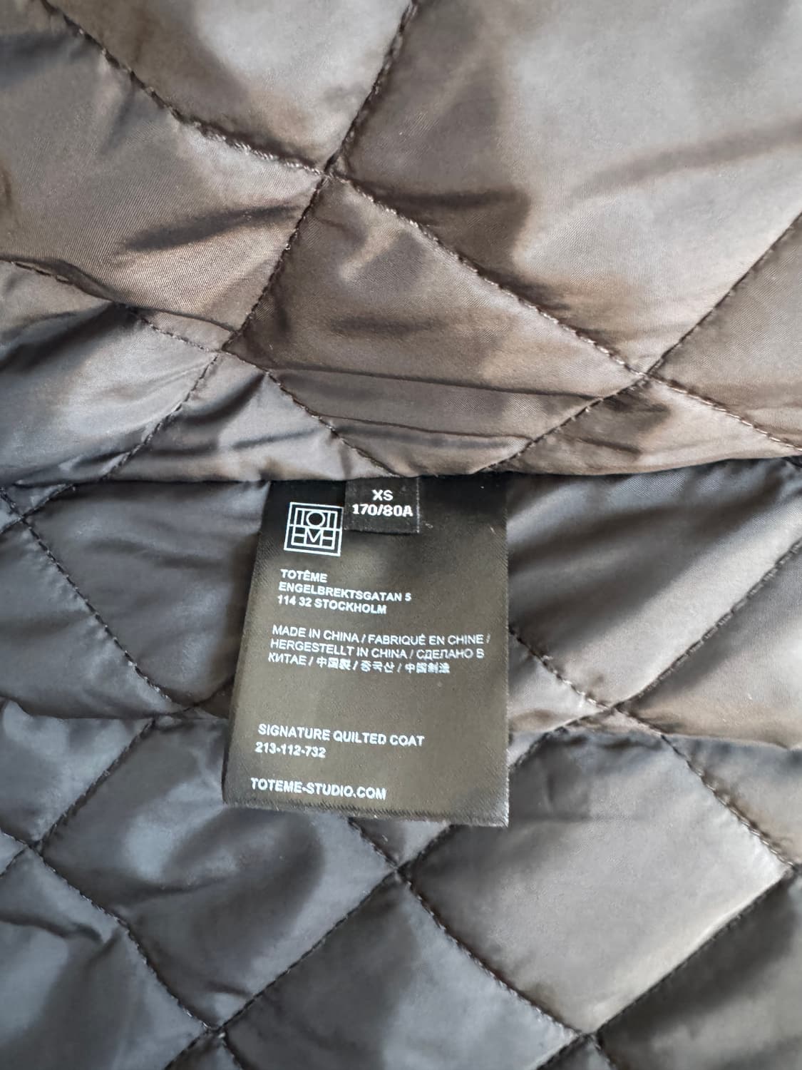 토템 시그니처 안시 퀼티드 코트(퀼팅코트) 상품이미지10