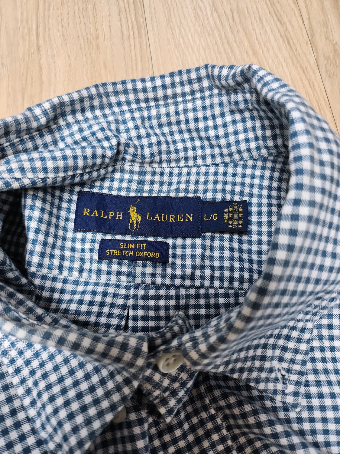 폴로랄프로렌 깅험체크셔츠 (L 상품이미지8