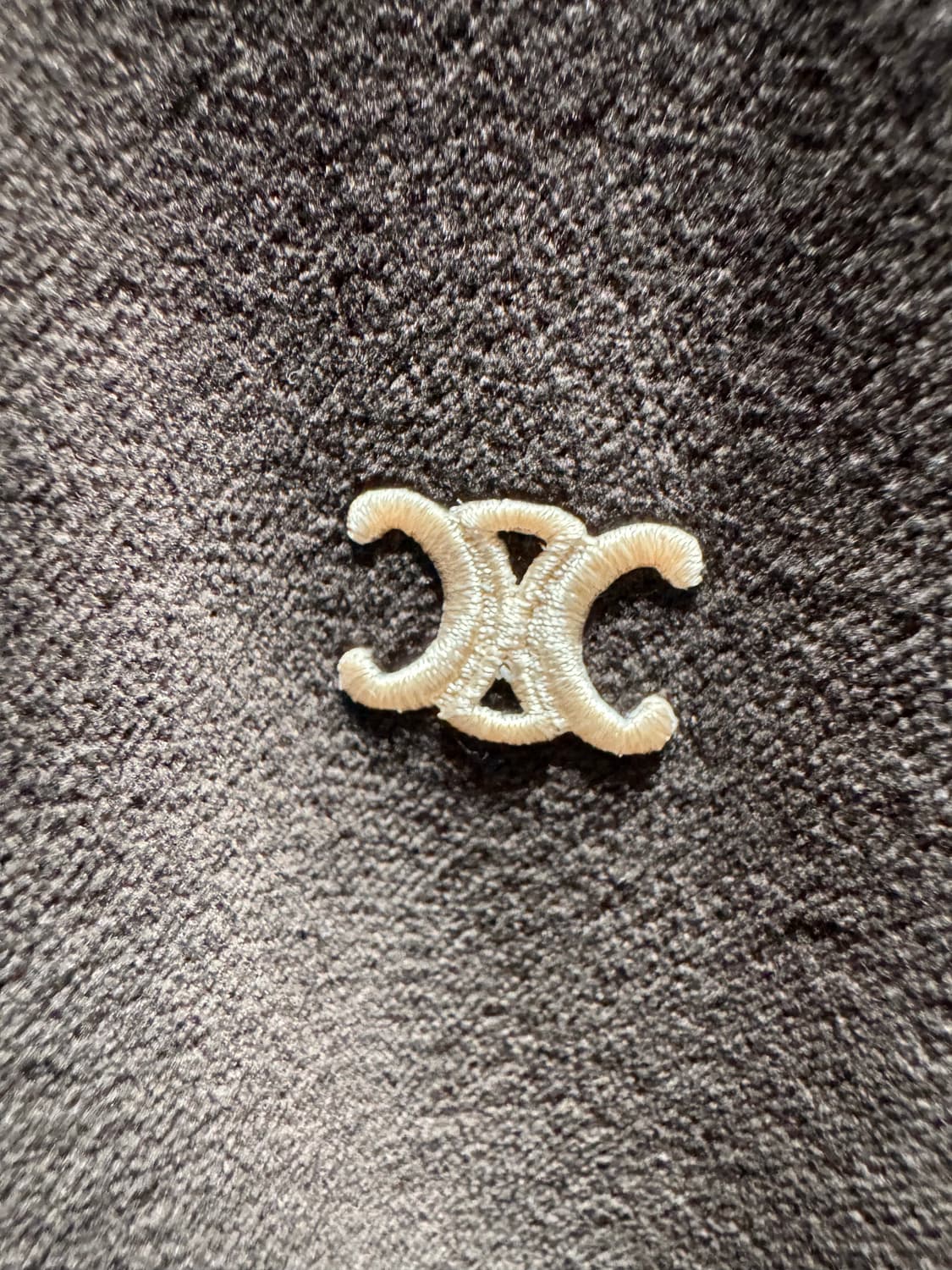 셀린느 트리옹프 트랙수트 재킷 브라운 벨벳저지 M 택달린제품 상품이미지9