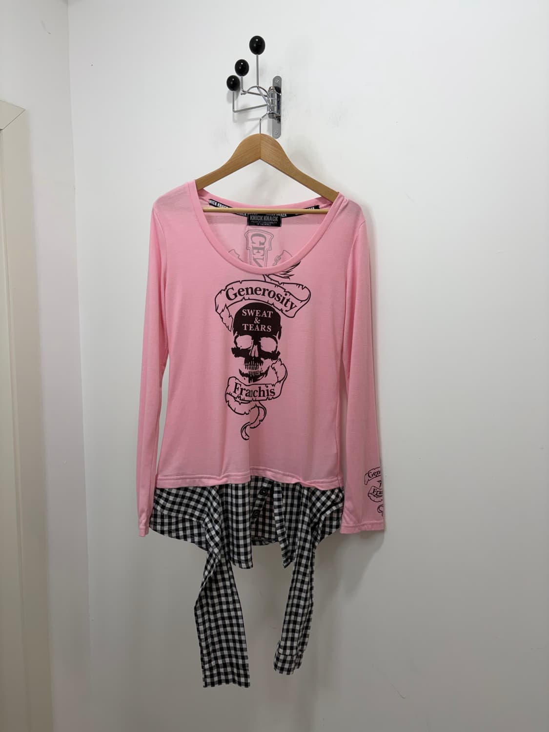 KNICK KNACK 해골 스컬 펑크 긴팔티셔츠 상품이미지4