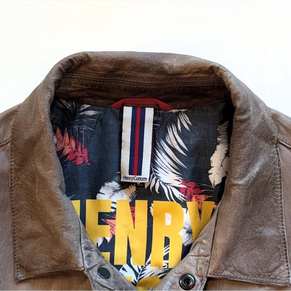 헨리코튼 아카이벌 레더 자켓 상품이미지7