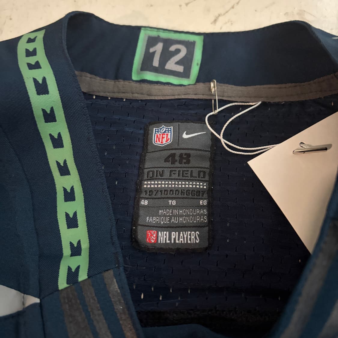 나이키 NFL 시애틀 시호크스 러셀 윌슨 빈티지 유니폼 져지 48 상품이미지6