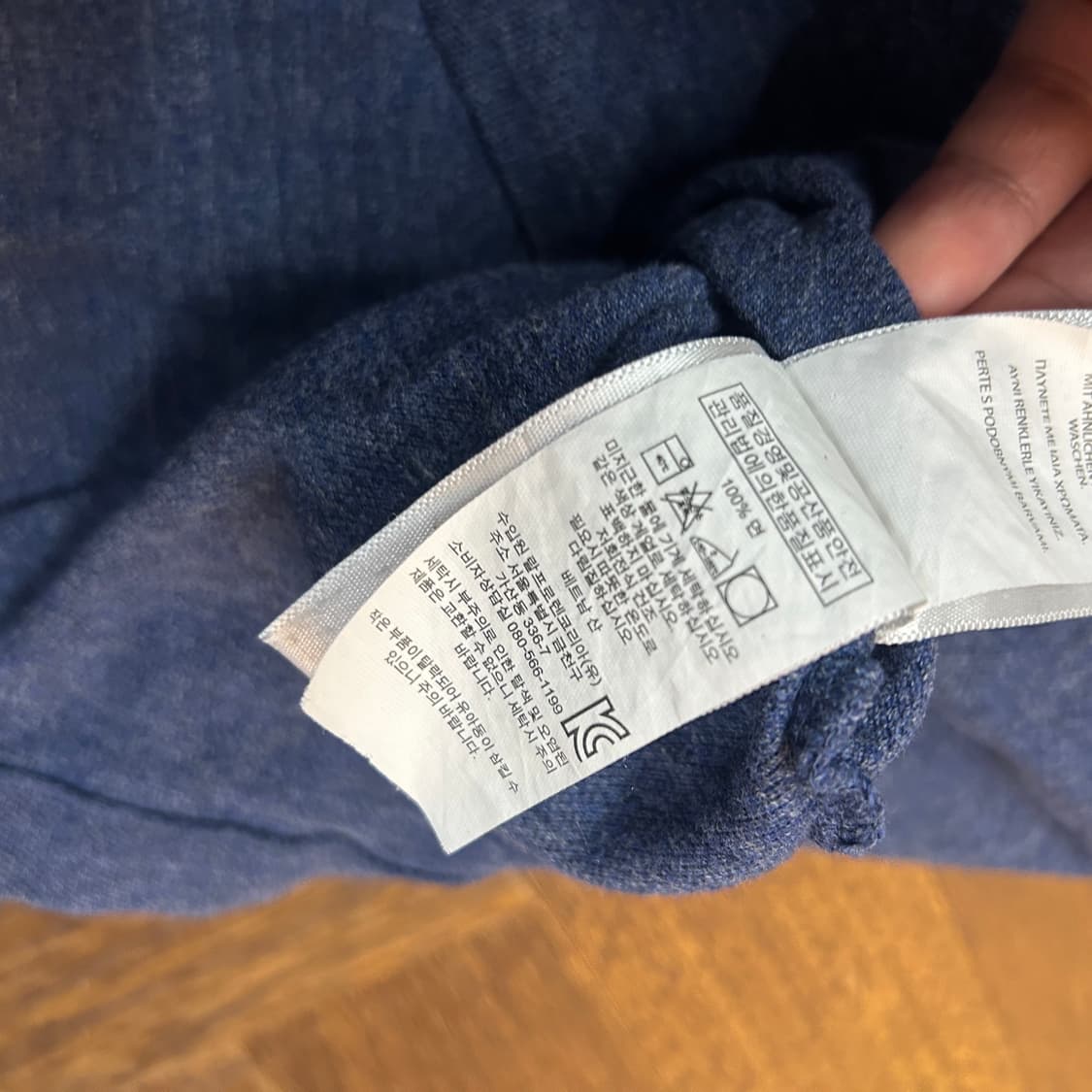 Polo RalphLauren 블루그레이 워싱 PK셔츠 오버핏 카라티 상품이미지6