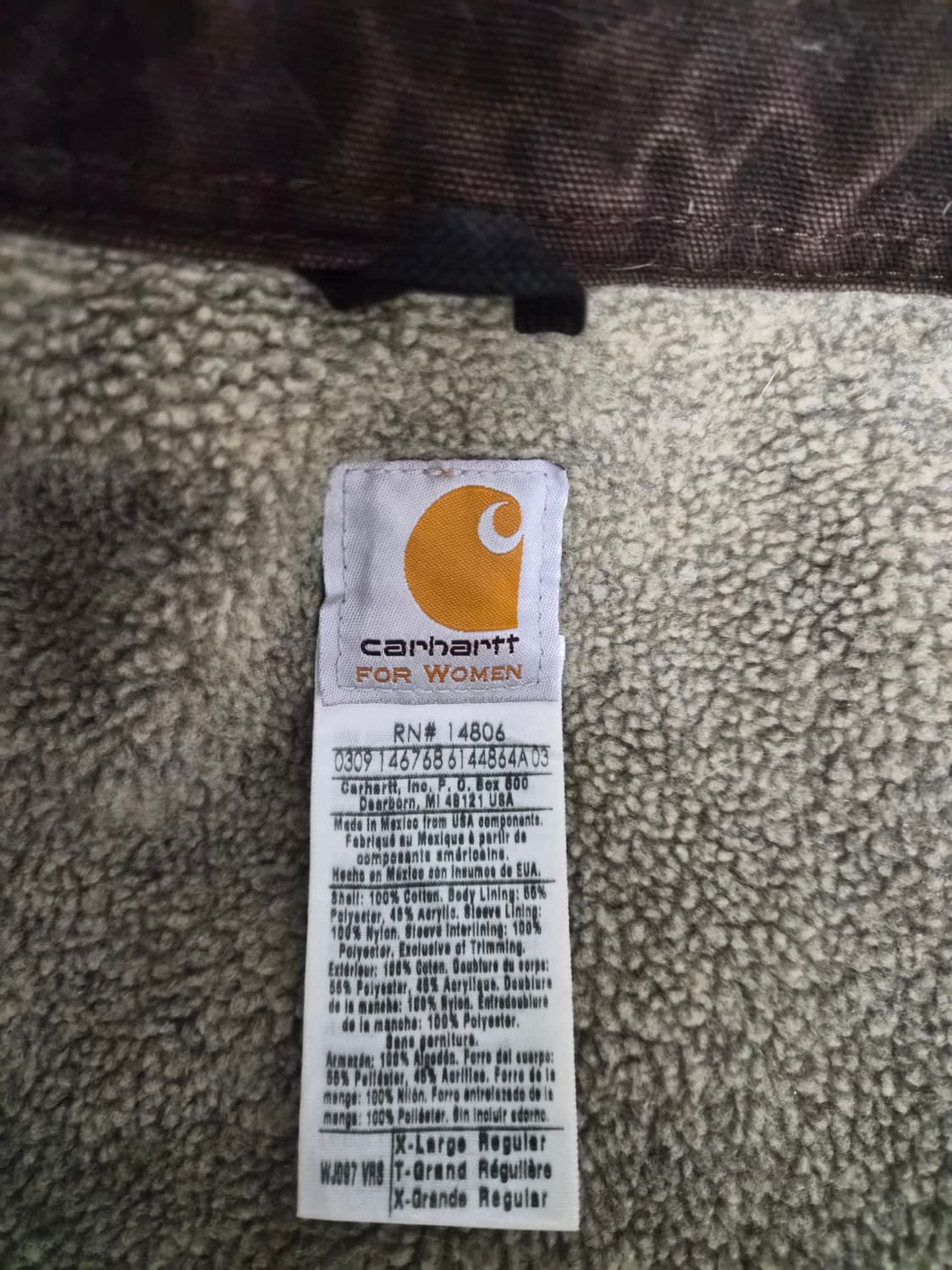 칼하트 디트로이트 WJ097(J97) VRS 엑스라지 레귤러(남성L) 상품이미지3