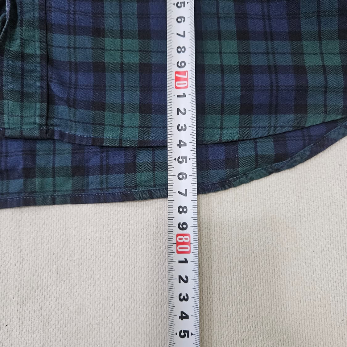 L 타미힐피거 체크패턴 슬림핏 셔츠 0312Y 상품이미지9