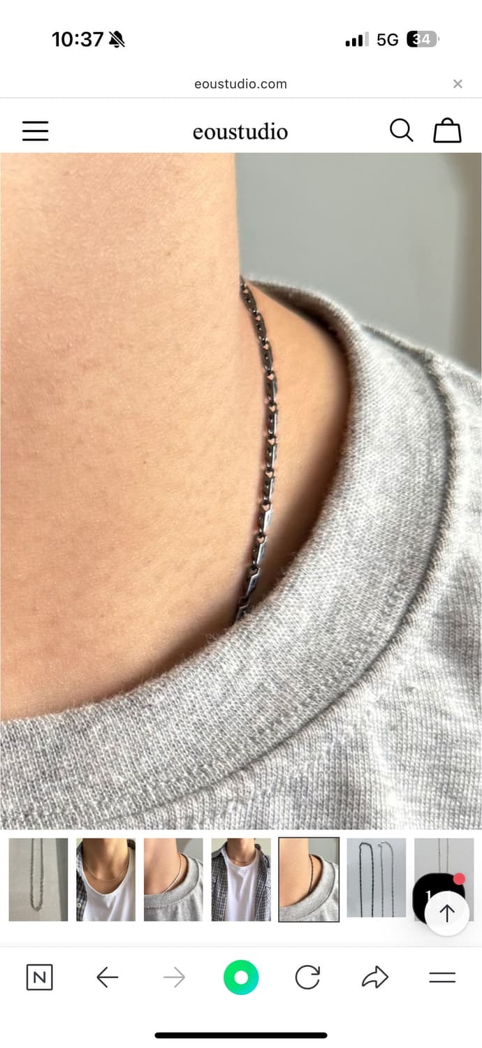 이오유스튜디오X우연 목걸이 상품이미지2