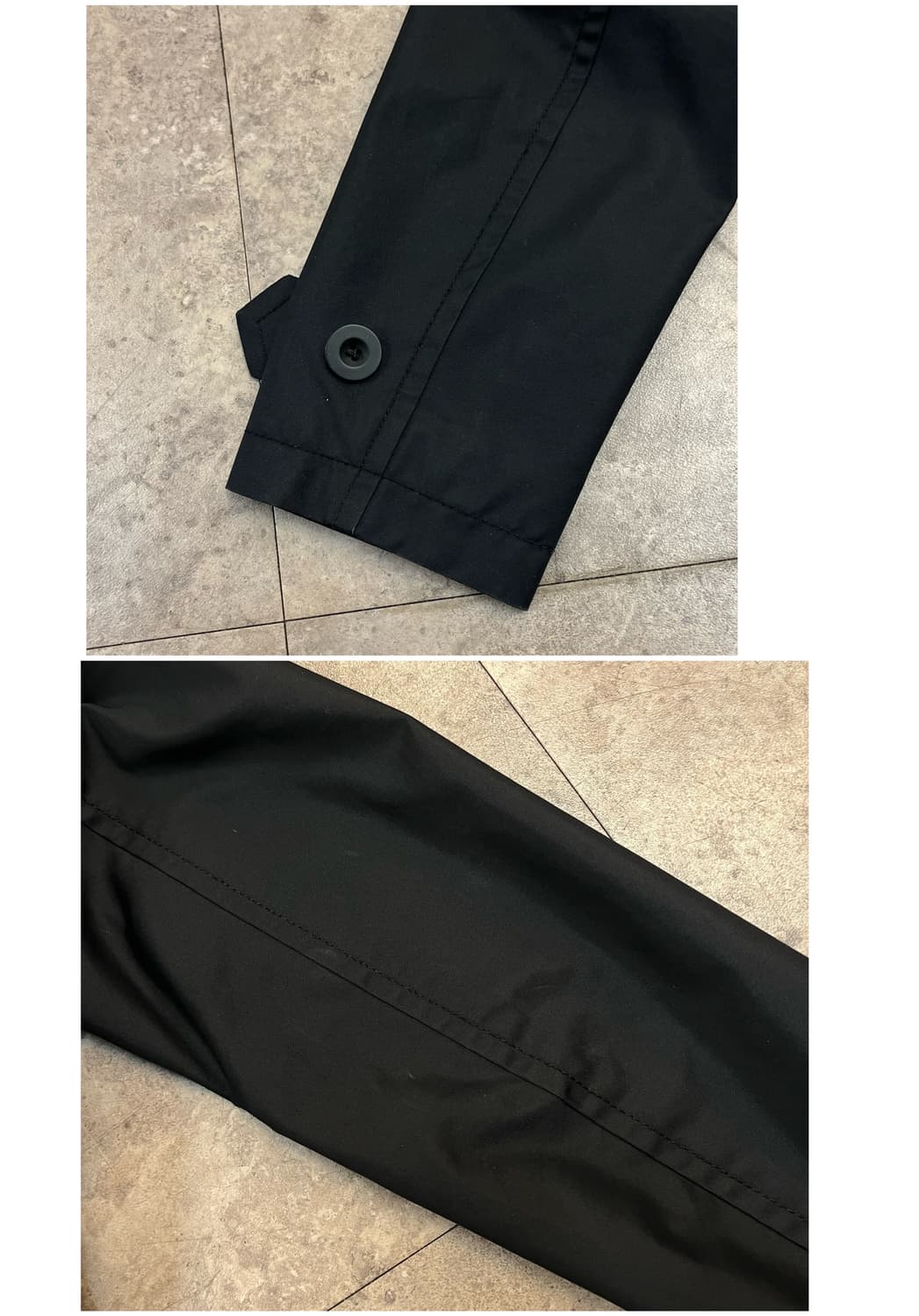 코치 하프 트렌치 코트 블랙 XS #csz2173 상품이미지10