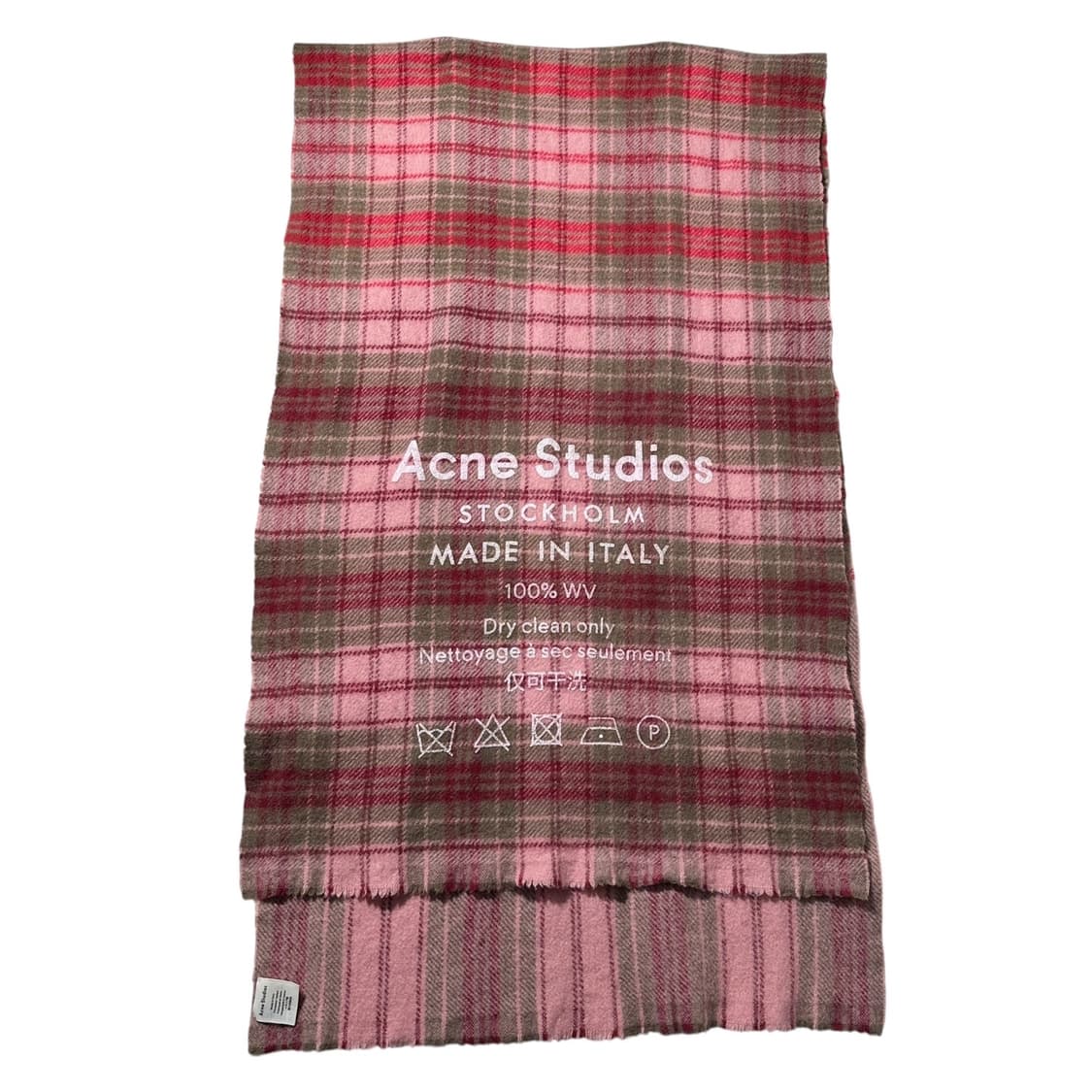 아크네 스튜디오 타탄체크 머플러 목도리 상품이미지2