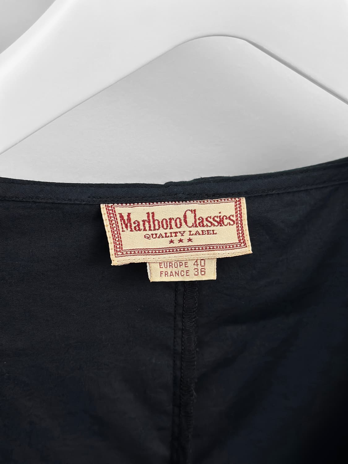 90~00s 빈티지 말보로 클래식 러플 타이 블라우스 상품이미지7