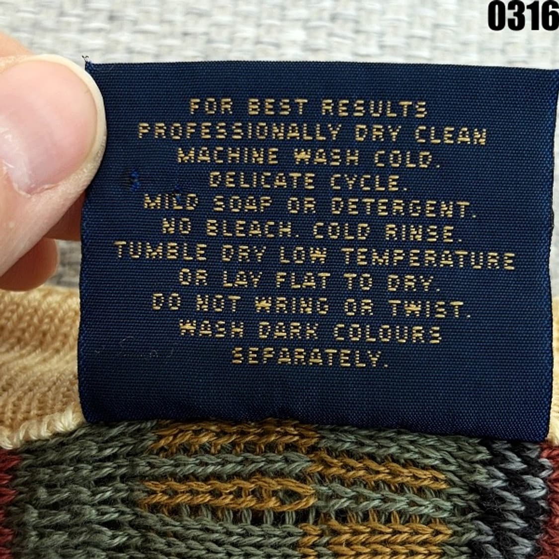 오스트레일리아 림노스 케이블 니트 가디건 M 0316 상품이미지7