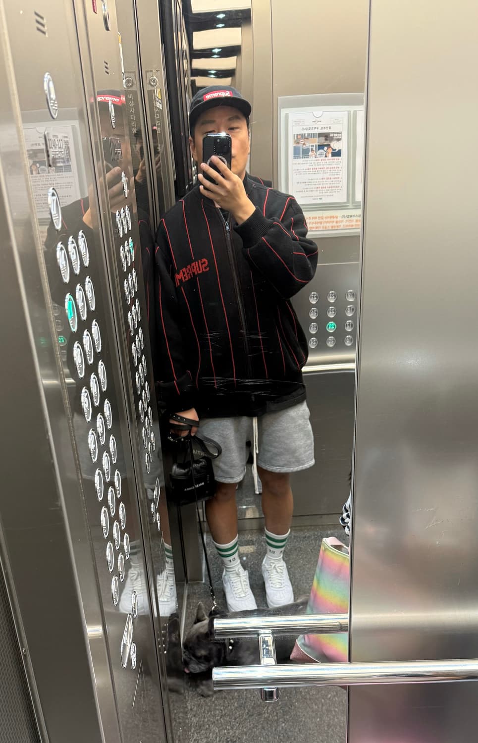 슈프림 핀스트라이프자켓 L 상품이미지4