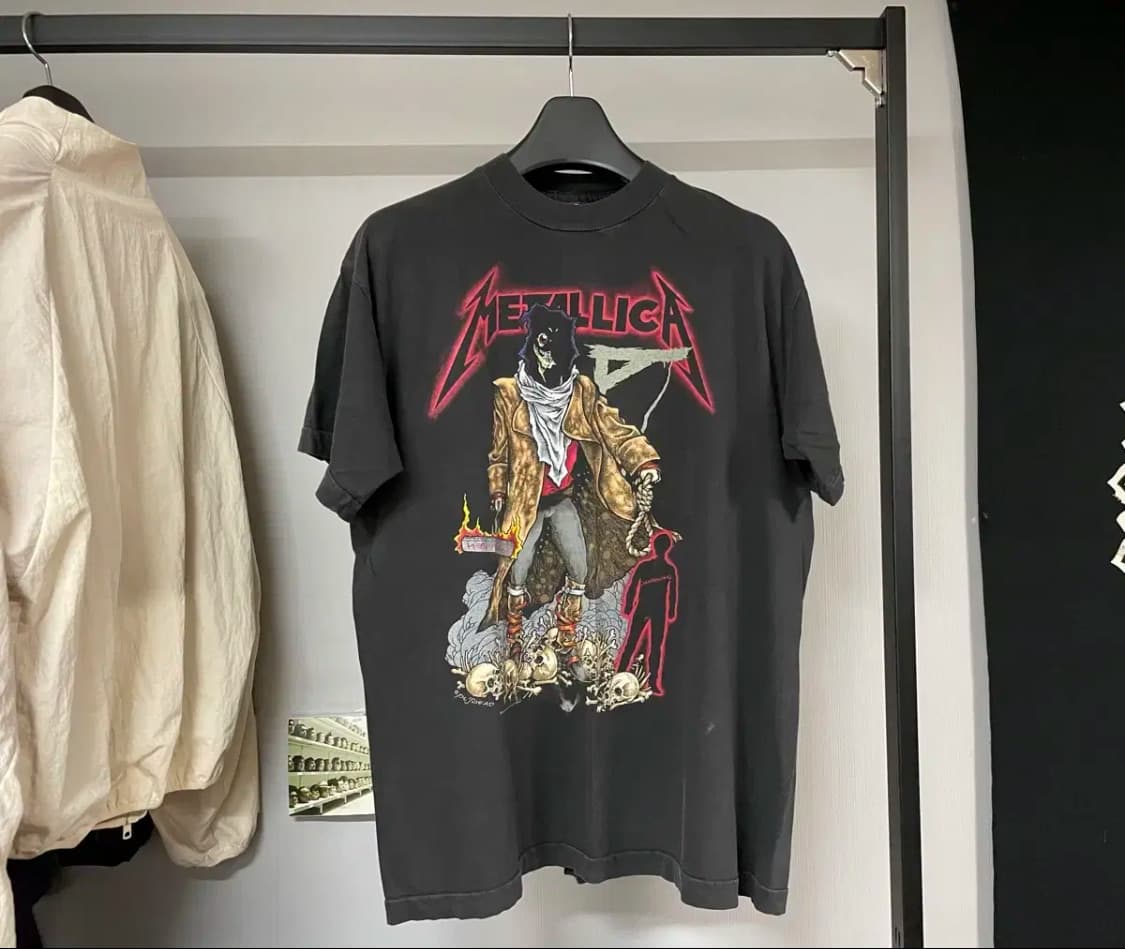 메탈리카 90s 밴드티 상품이미지1