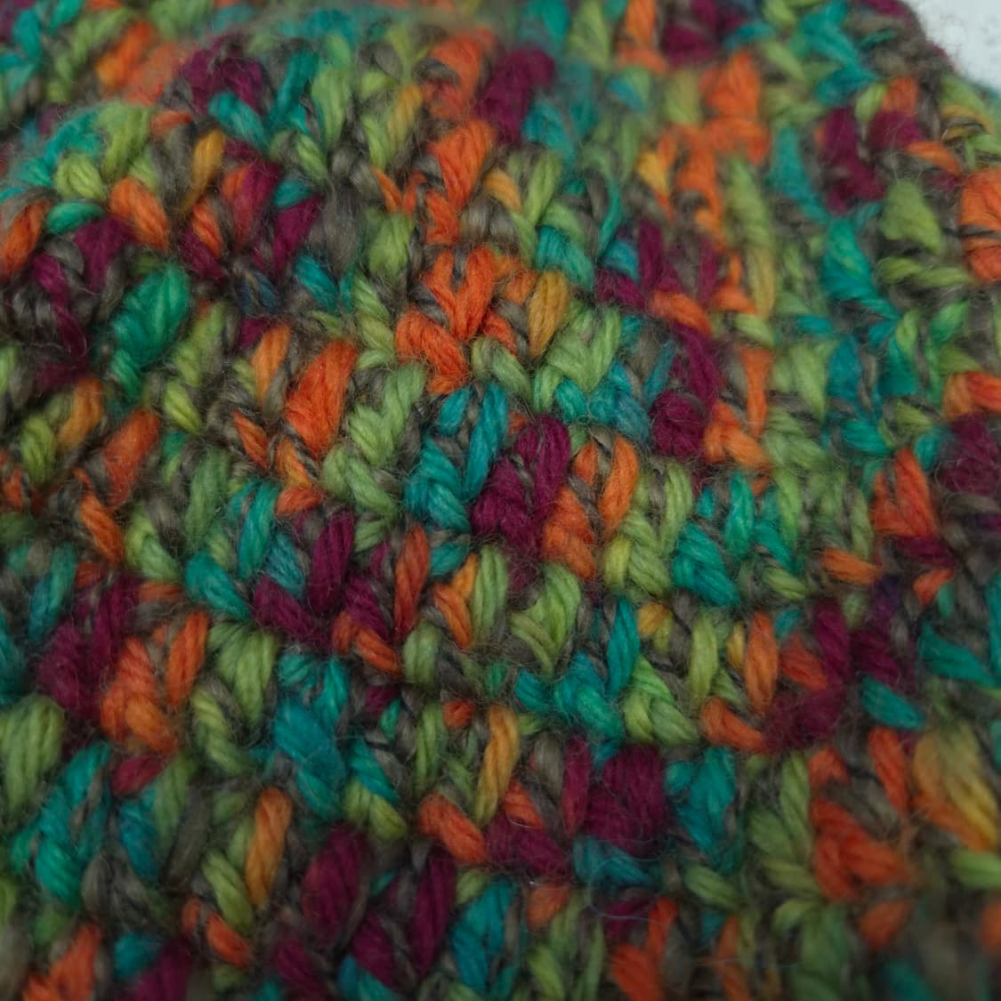 핸드메이드 뜨개 멀티컬러 요정모자 비니 상품이미지5