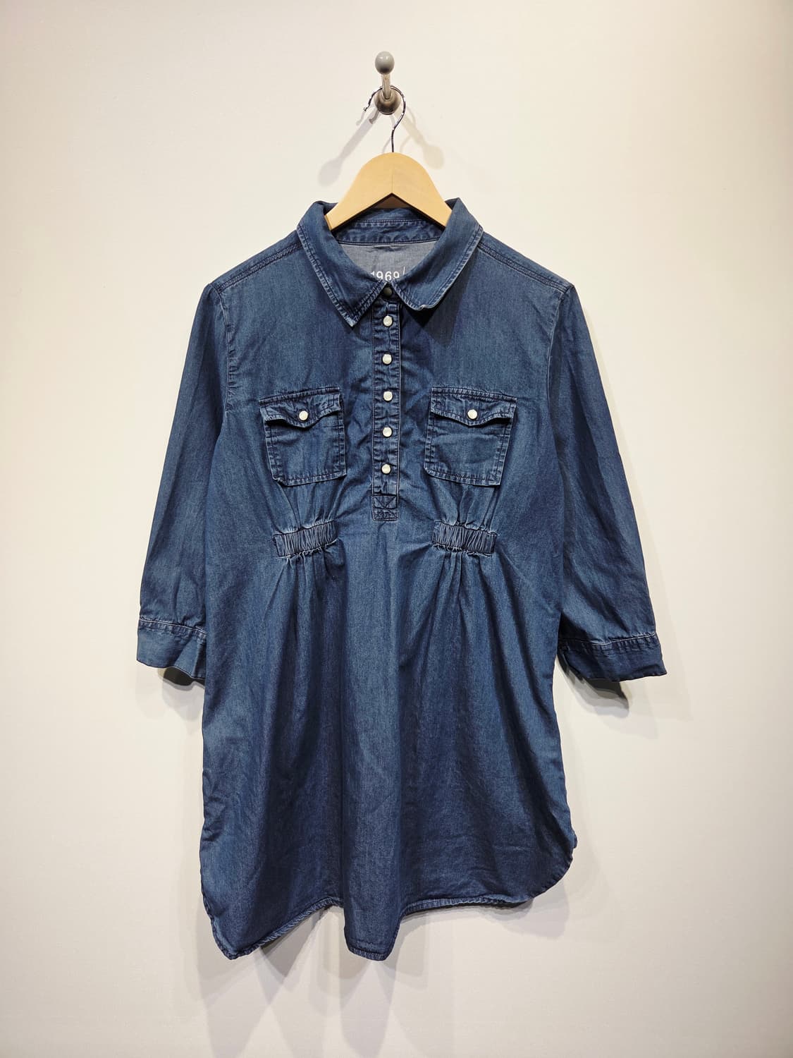 GAP 갭 데님 셔츠 원피스 청남방_L 상품이미지2