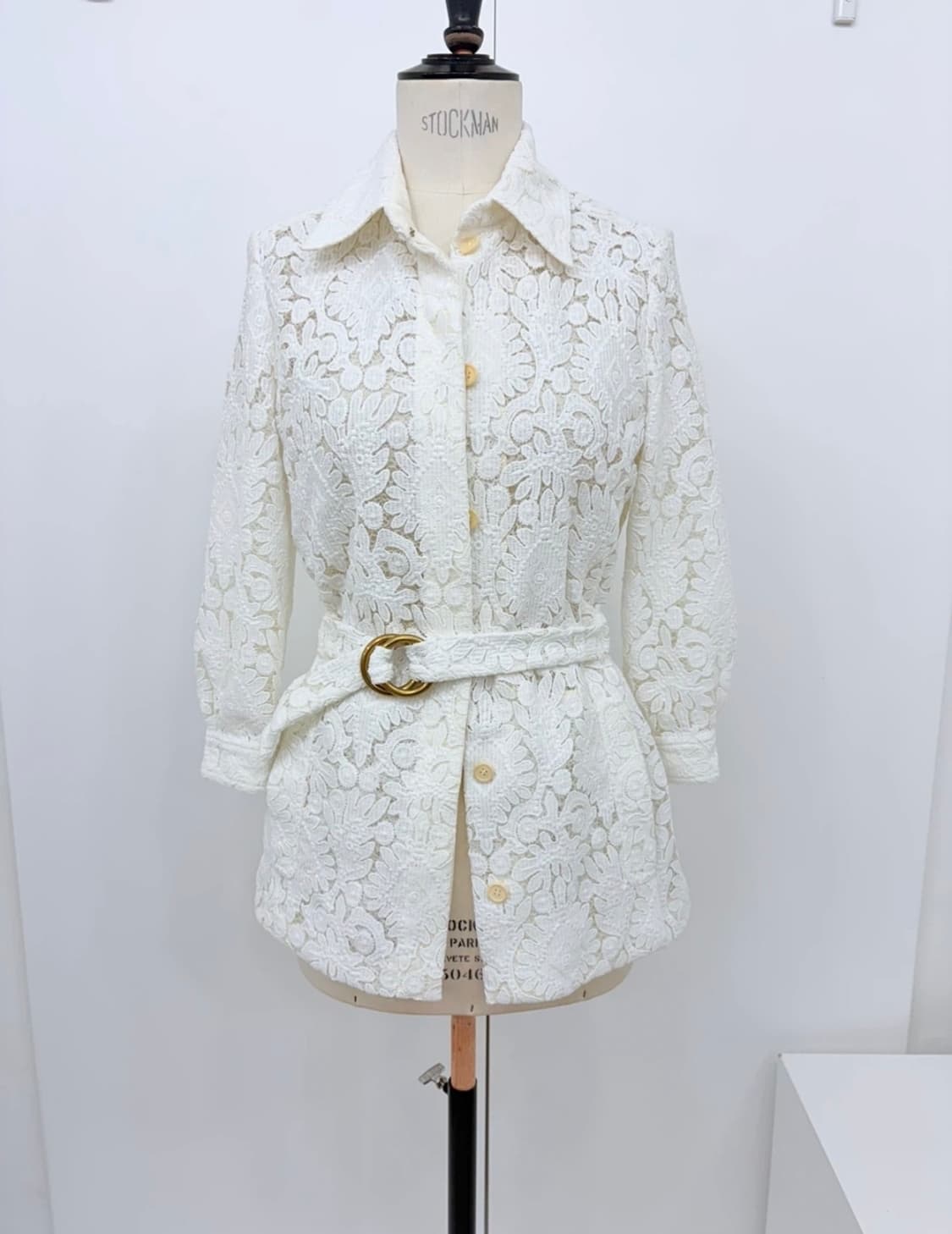 끌로에 레이스 벨티드 자켓 36 상품이미지5