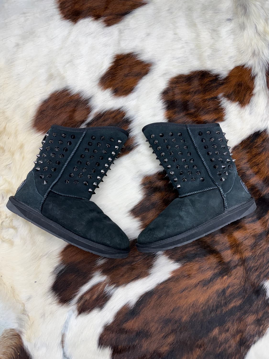 Australia Luxe Collective 스터드 스파이크 스웨이드 상품이미지2