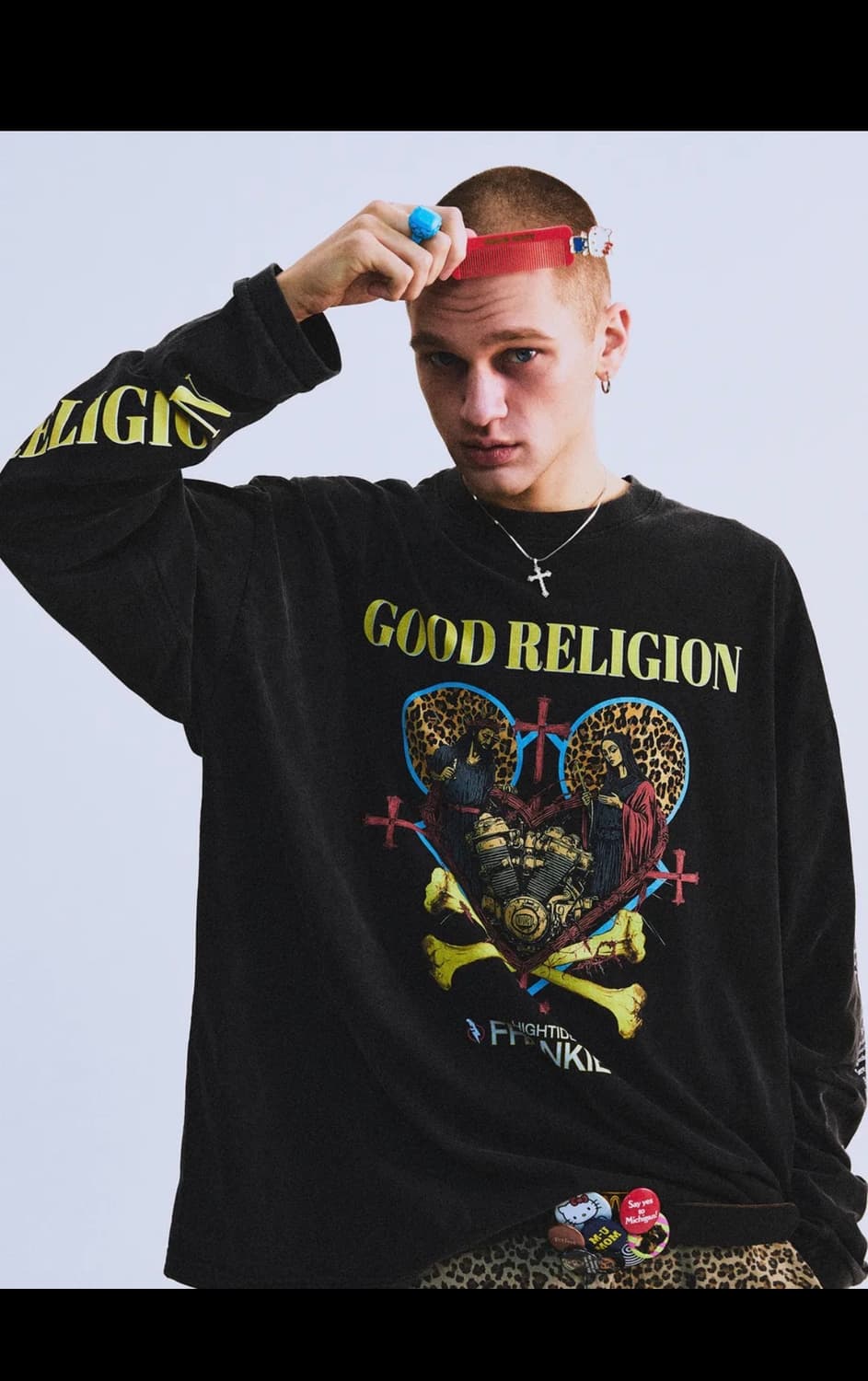 GOOD RELIGION LONG SLEEVE BLACK 상품이미지1
