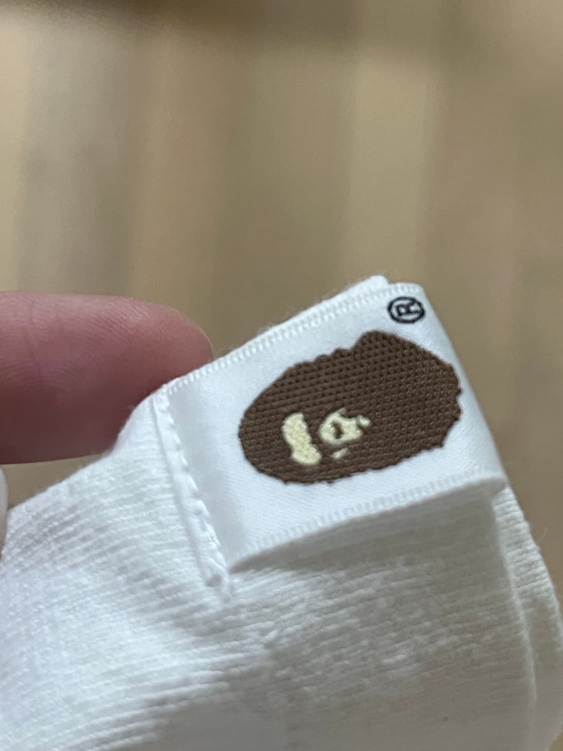 베이프 블루 카모 반팔 티셔츠 화이트 abc 상품이미지5