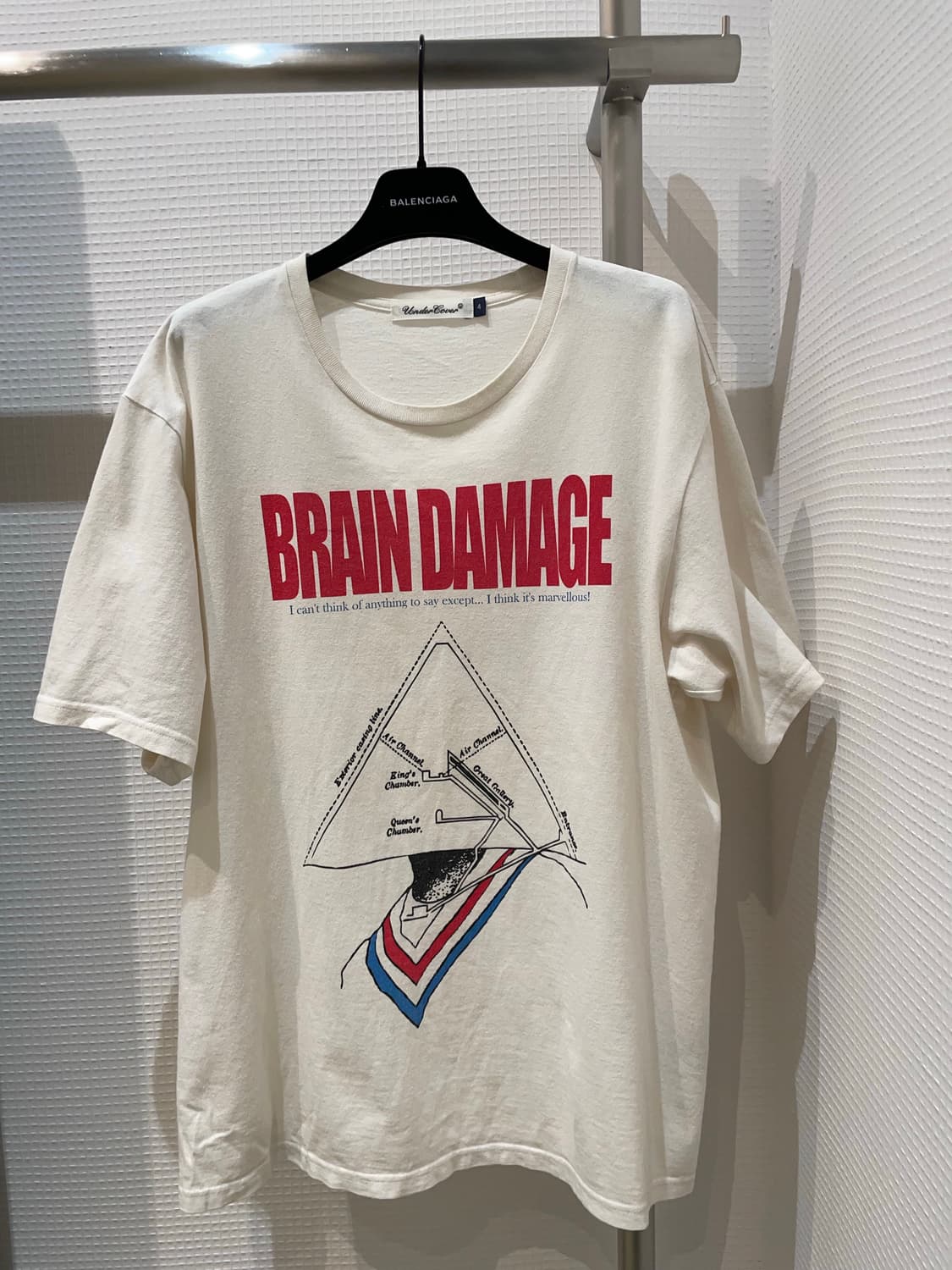 언더커버 BRAIN DAMAGE 그래픽 티셔츠 상품이미지3