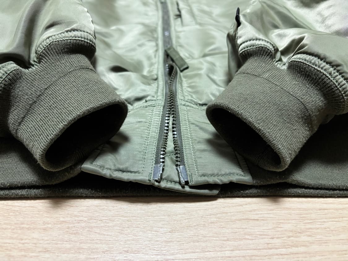 다이와피어39 테크 리버서블 MA-1 세이지 그린 L 상품이미지6