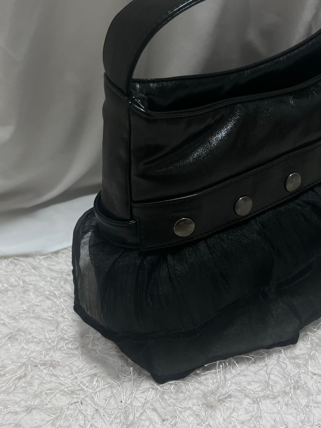 앙뜨시엔느 샤샤백 블랙 상품이미지3