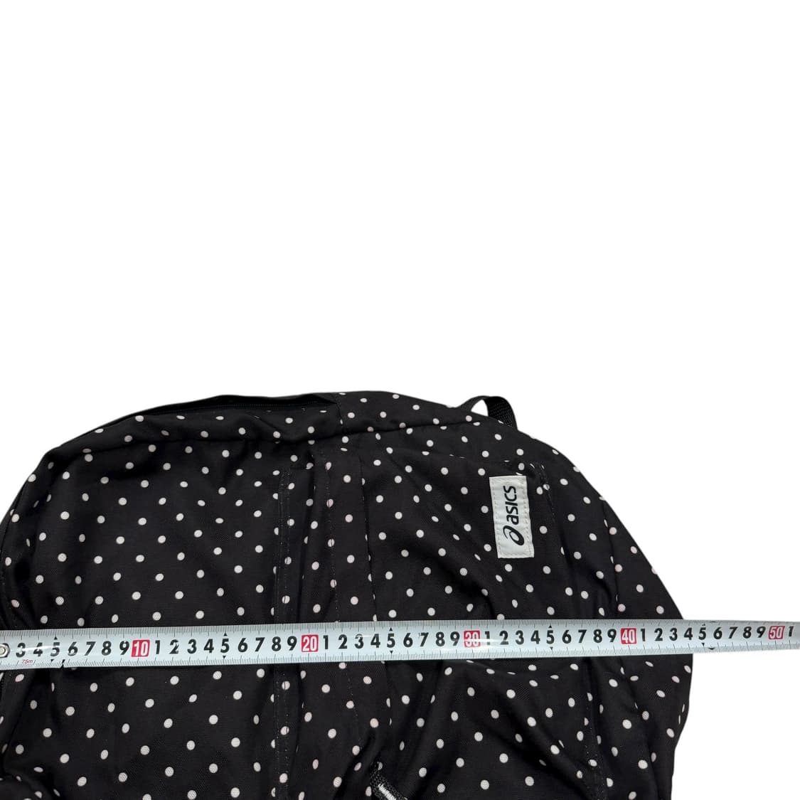 아식스 빈티지 도트 땡땡이 패턴 모리걸 백팩 가방 블랙 상품이미지7