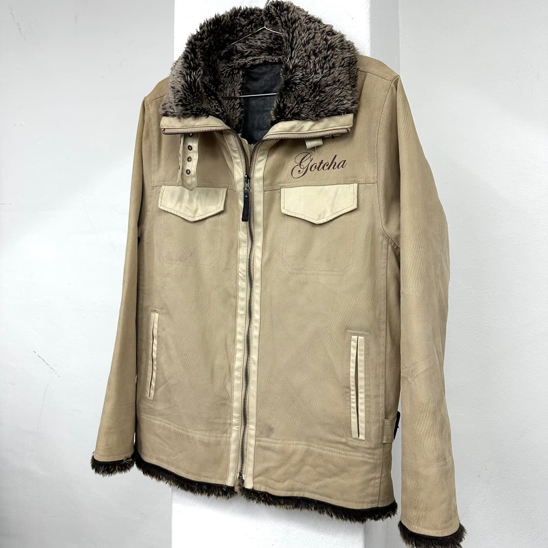 Gotcha beige fur jacket  상품이미지4