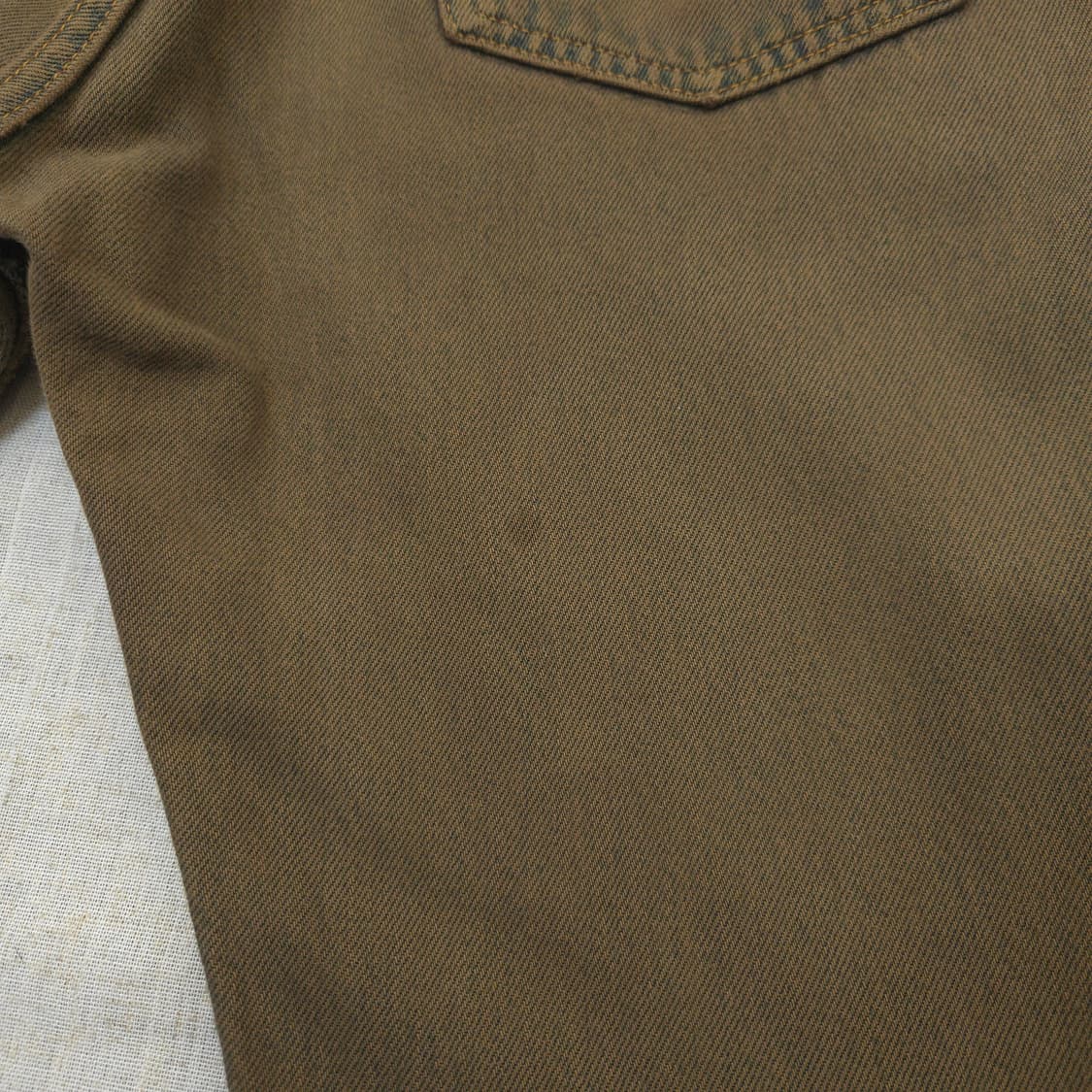 희귀 98년산 리바이스 501 영국 생산 브라운 컬러진 상품이미지7