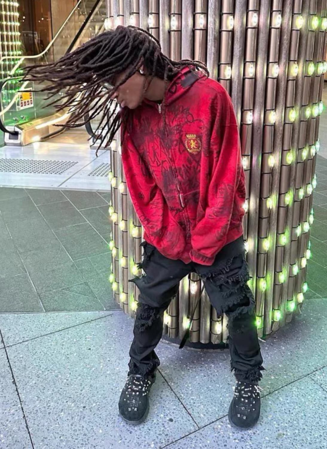 Givenchy black suede studded 상품이미지3