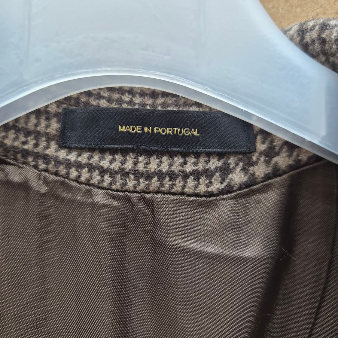 마시모두띠 울 캐시미어 체크 롱 코트 상품이미지2