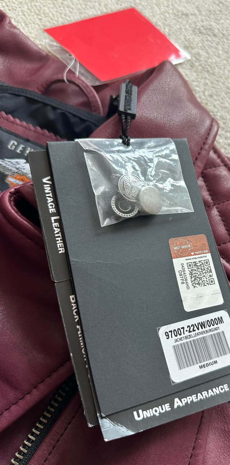 할리데이비슨 가죽 라이더 자켓 상품이미지7