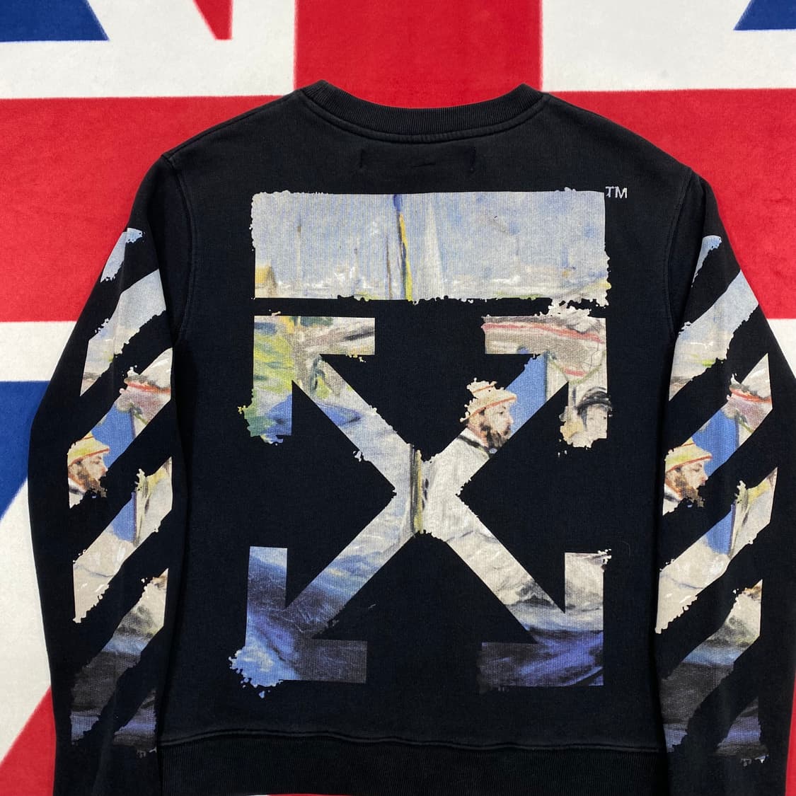 오프화이트 맨투맨 S 상품이미지4