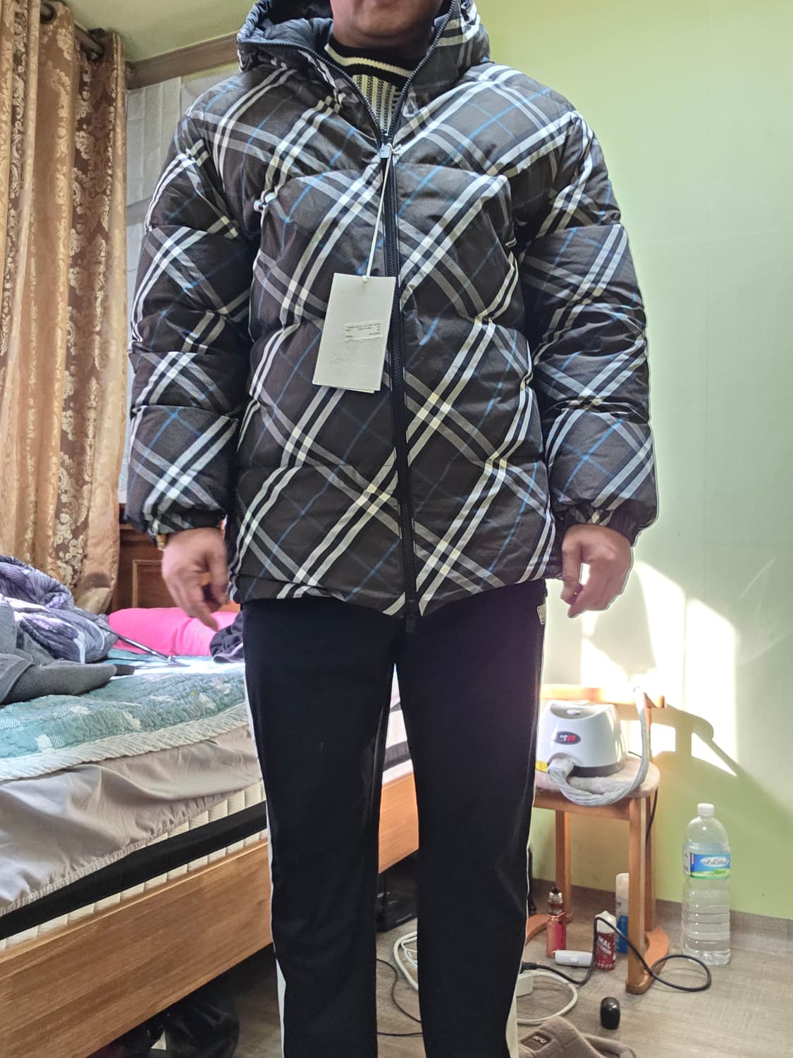 (새상품)버버리 리버서블 스너그 패딩 리버시블 2xl 정품 상품이미지3