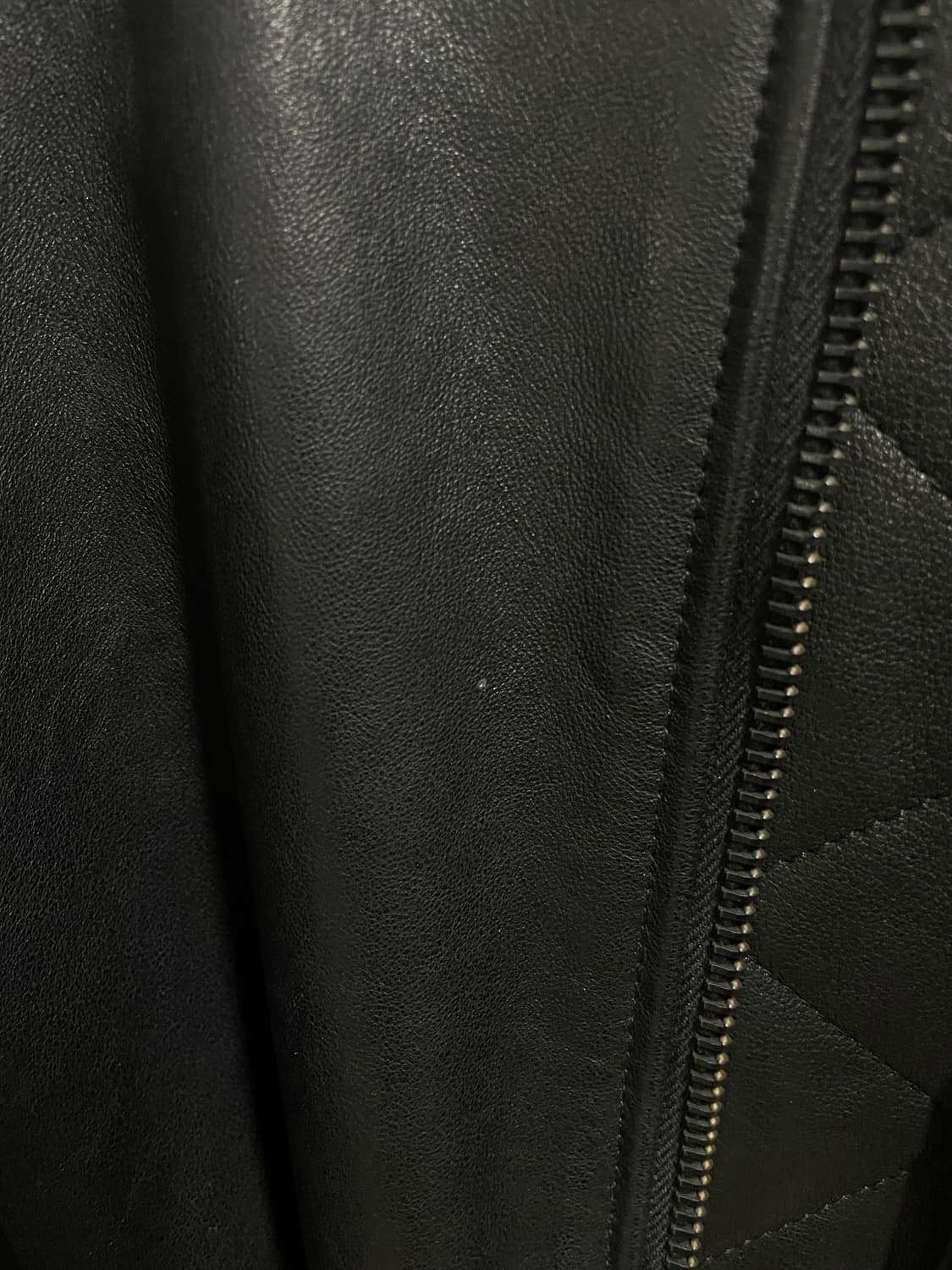 [L] 블랙아웃 레더ma-1 상품이미지9