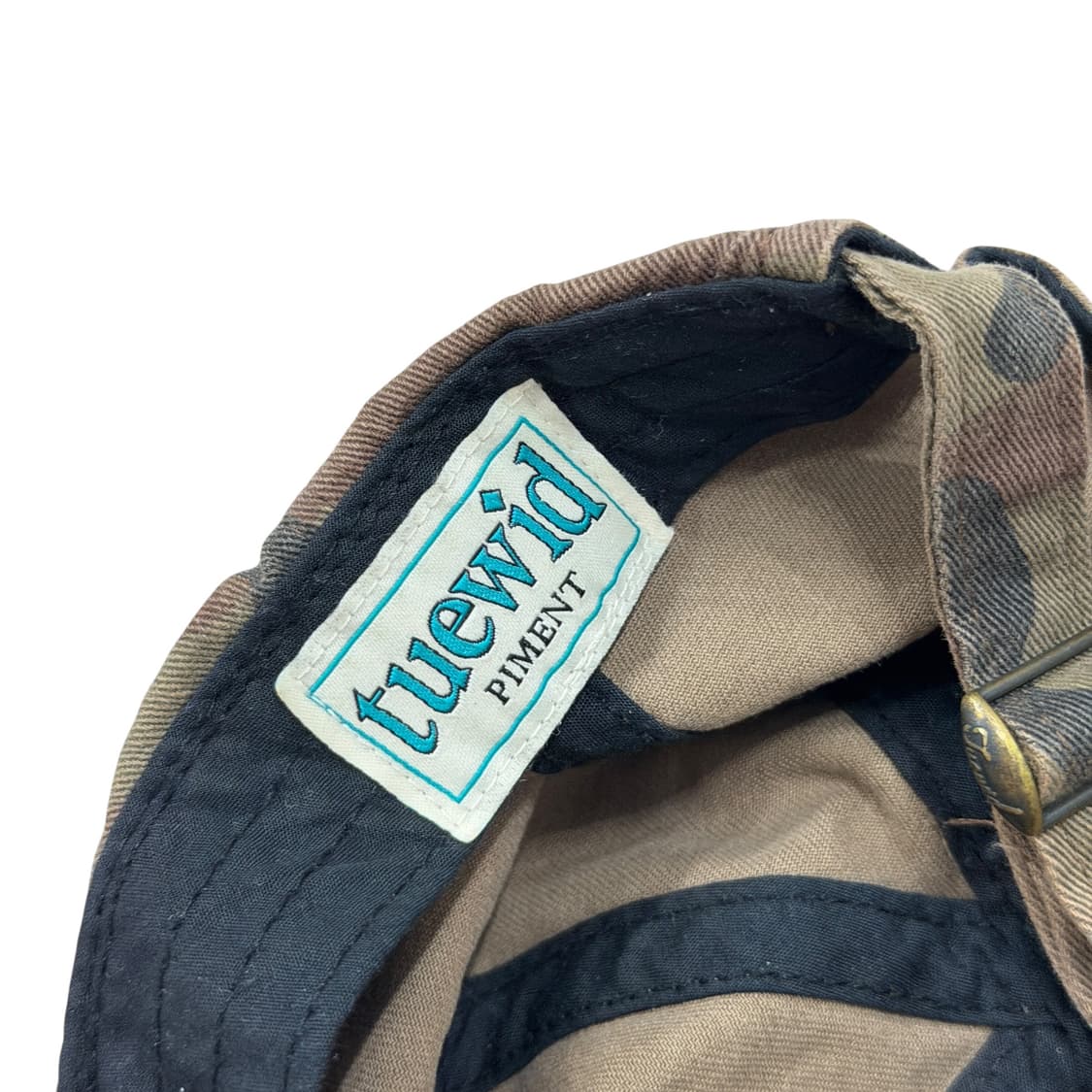 TUEWID 트위드 카모 볼캡 모자 상품이미지4