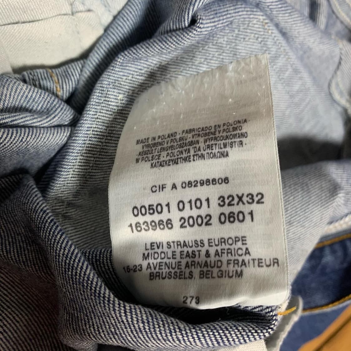 리바이스 501 워싱진 상품이미지6