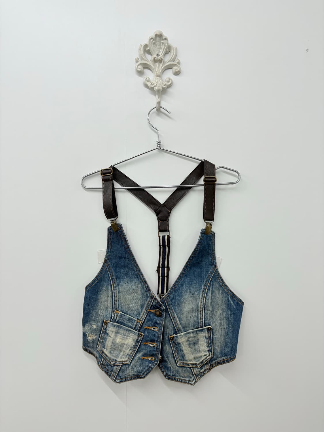 Denim vest 상품이미지1
