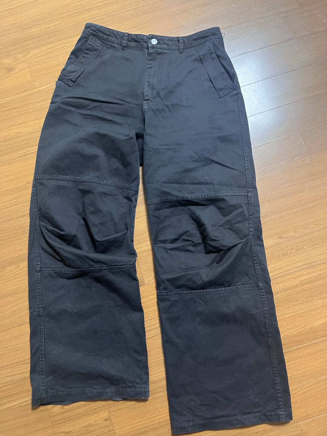 다이브인 vern washed pants black  상품이미지2