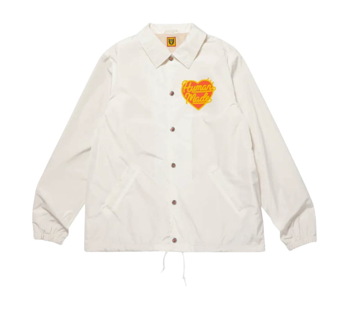 휴먼메이드 코치자켓 화이트 레드  상품이미지1