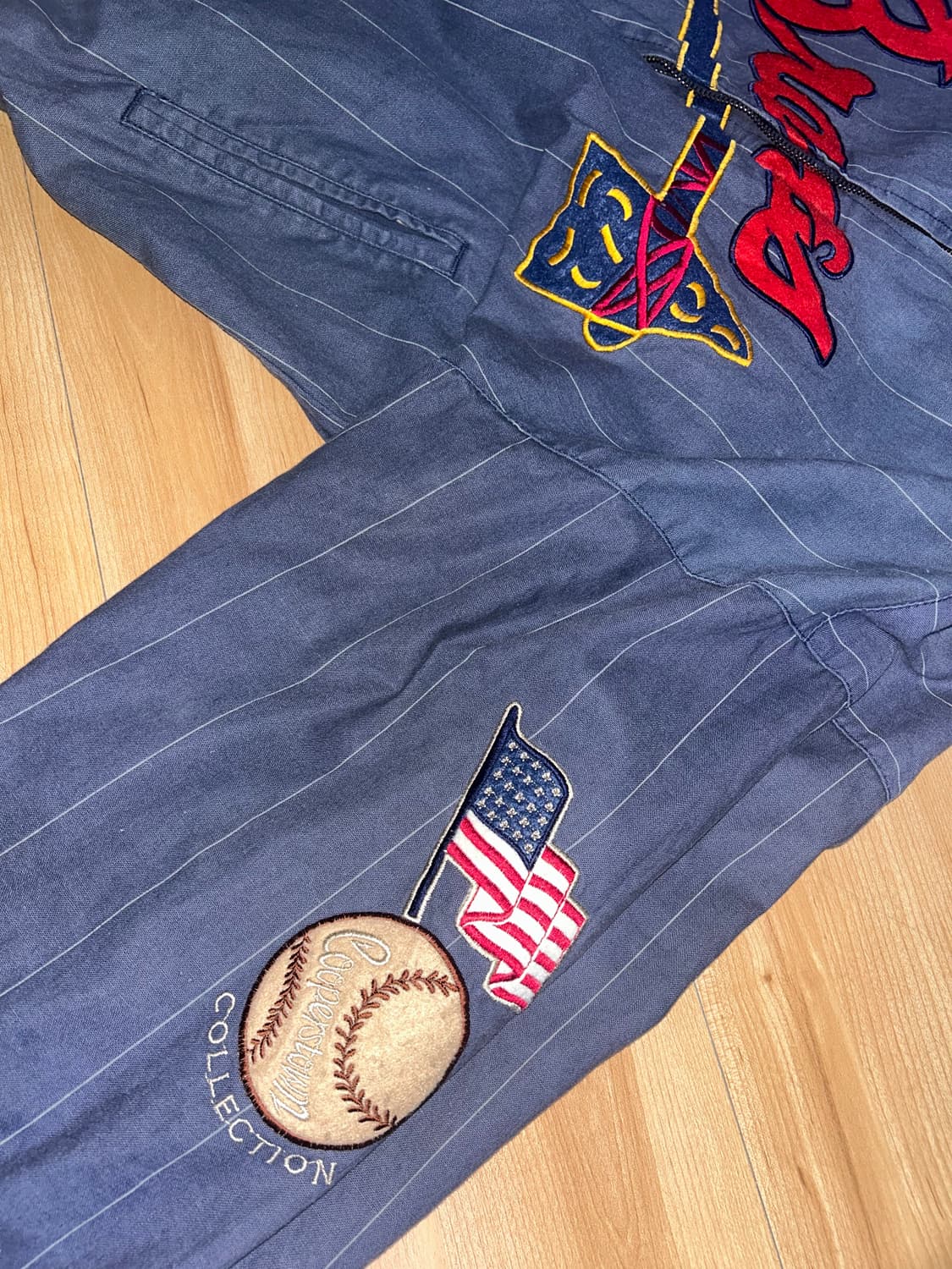 MIRAGE Atlanta Braves 리버시블 바시티자켓 상품이미지4