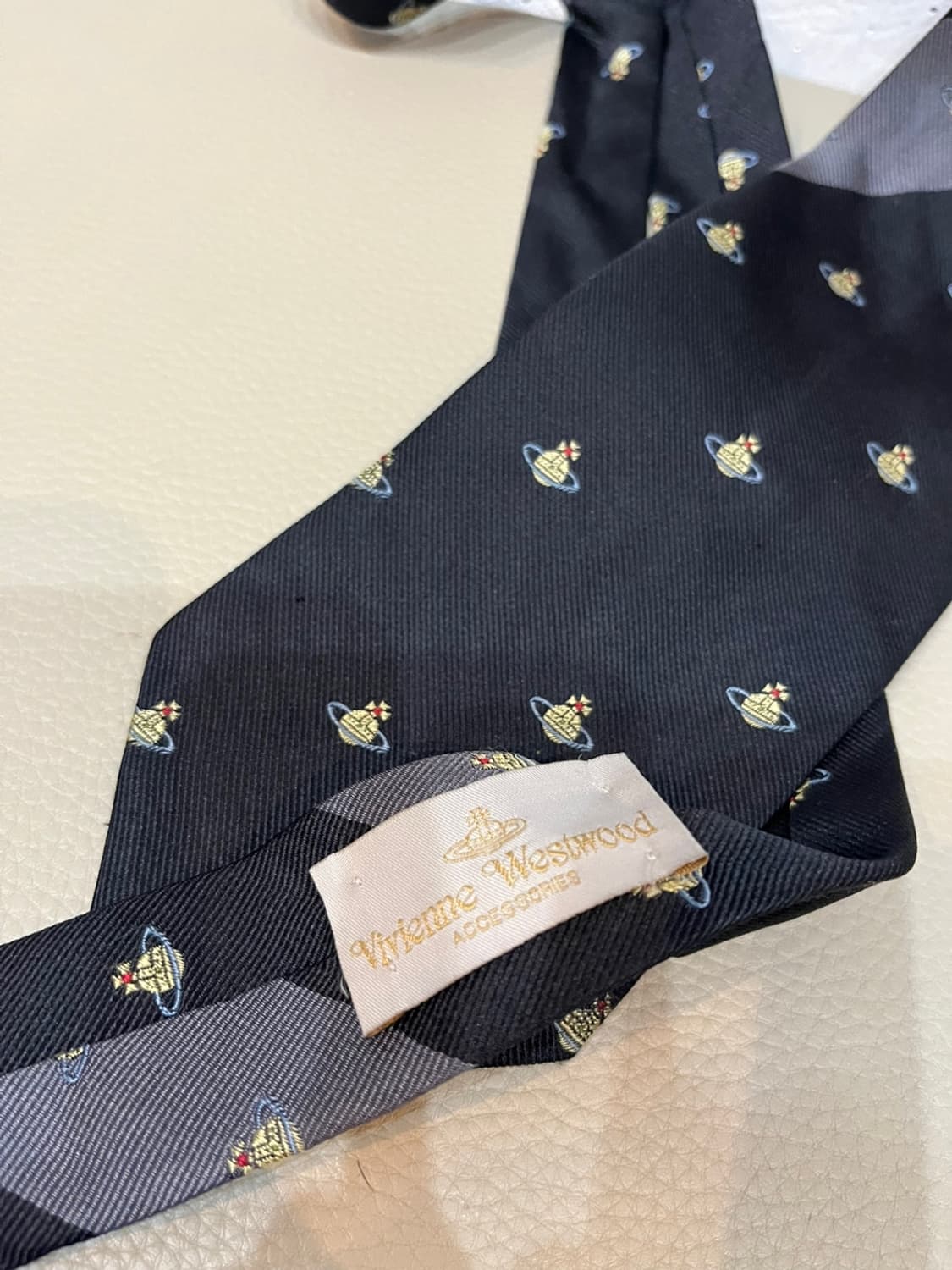 비비안웨스트우드 실크 넥타이 Made in ITALY 상품이미지2