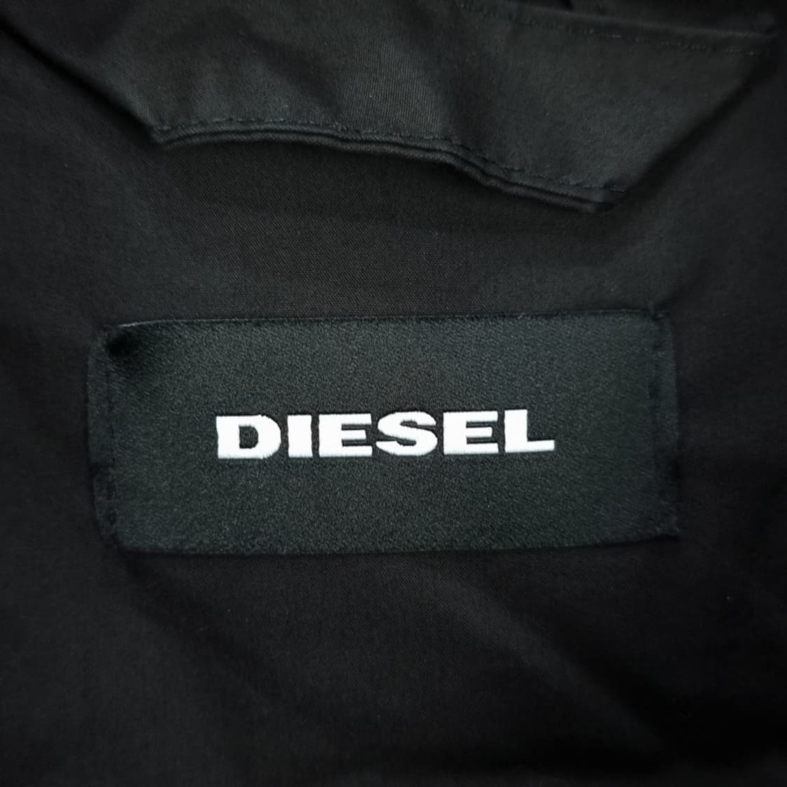 [DIESEL] 디젤 N3B 오마주 후드 롱패딩 블랙 P01143 상품이미지8