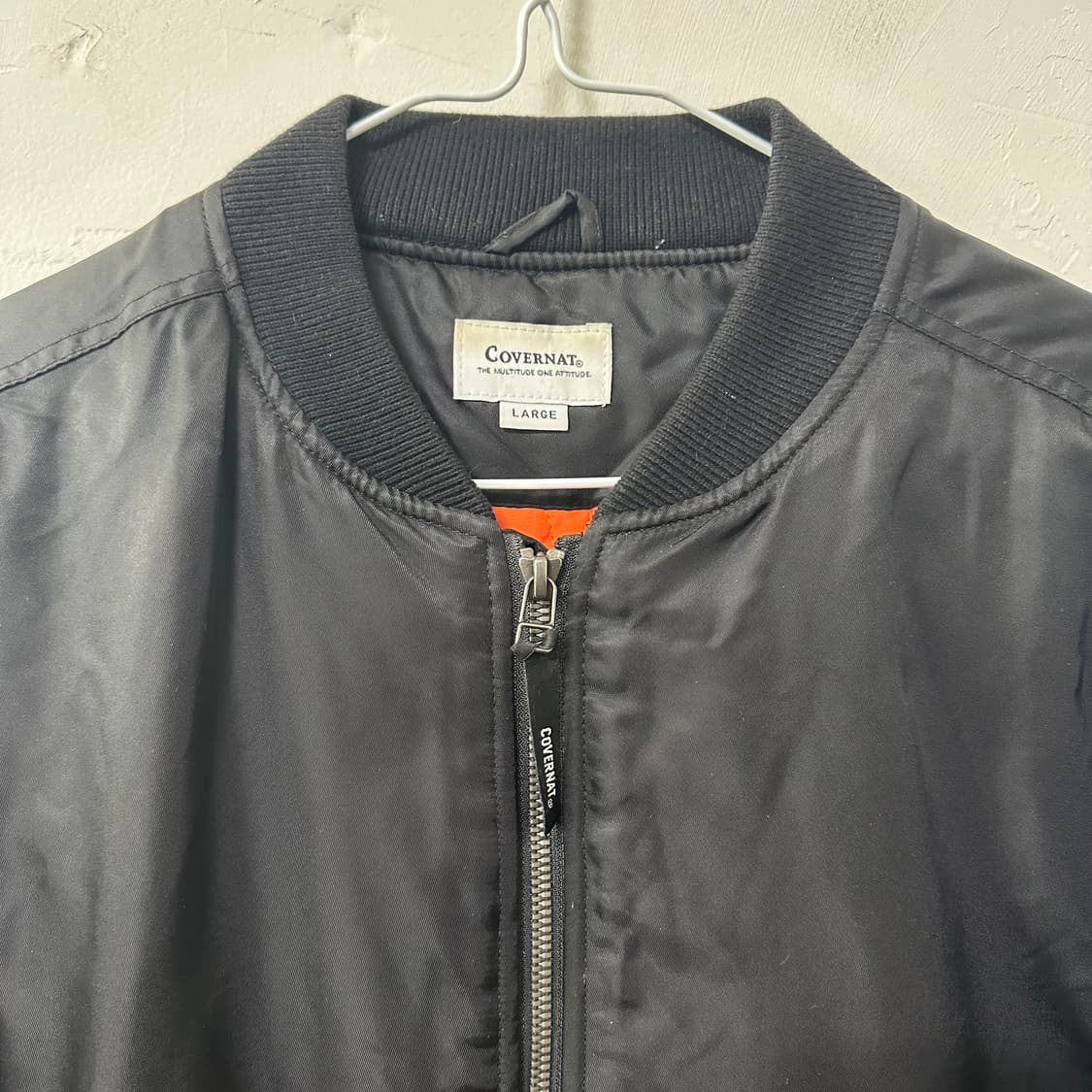 커버낫 블랙 MA-1 봄버 자켓 L 상품이미지2