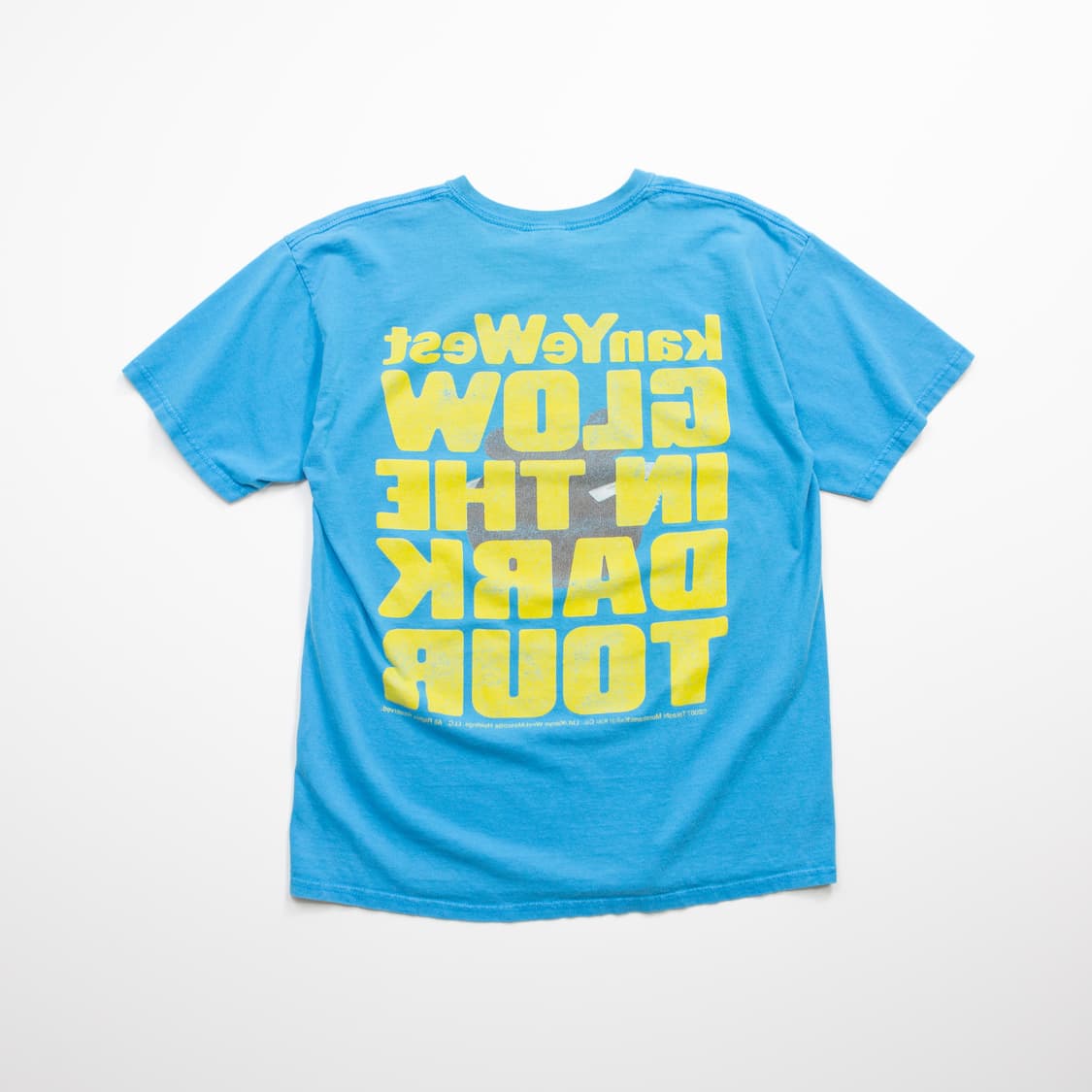 00 칸예 웨스트 Glow in the dark 투어 머천 티셔츠 상품이미지6