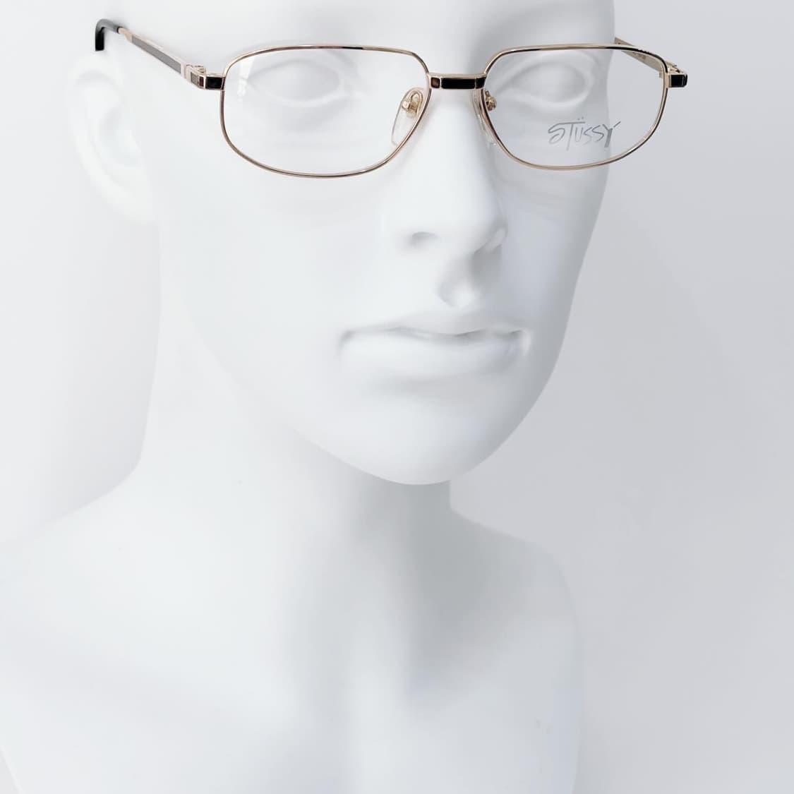 STUSSY 골드 스퀘어 데드스탁 빈티지안경 상품이미지6