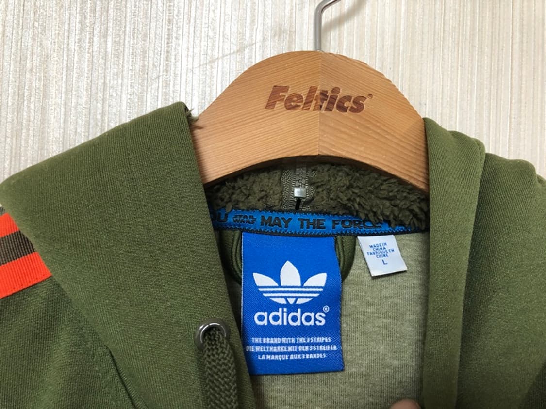 아디다스 오리지널스X스타워즈 후디 FLOCK X-WING 자켓 L(해외) 상품이미지8