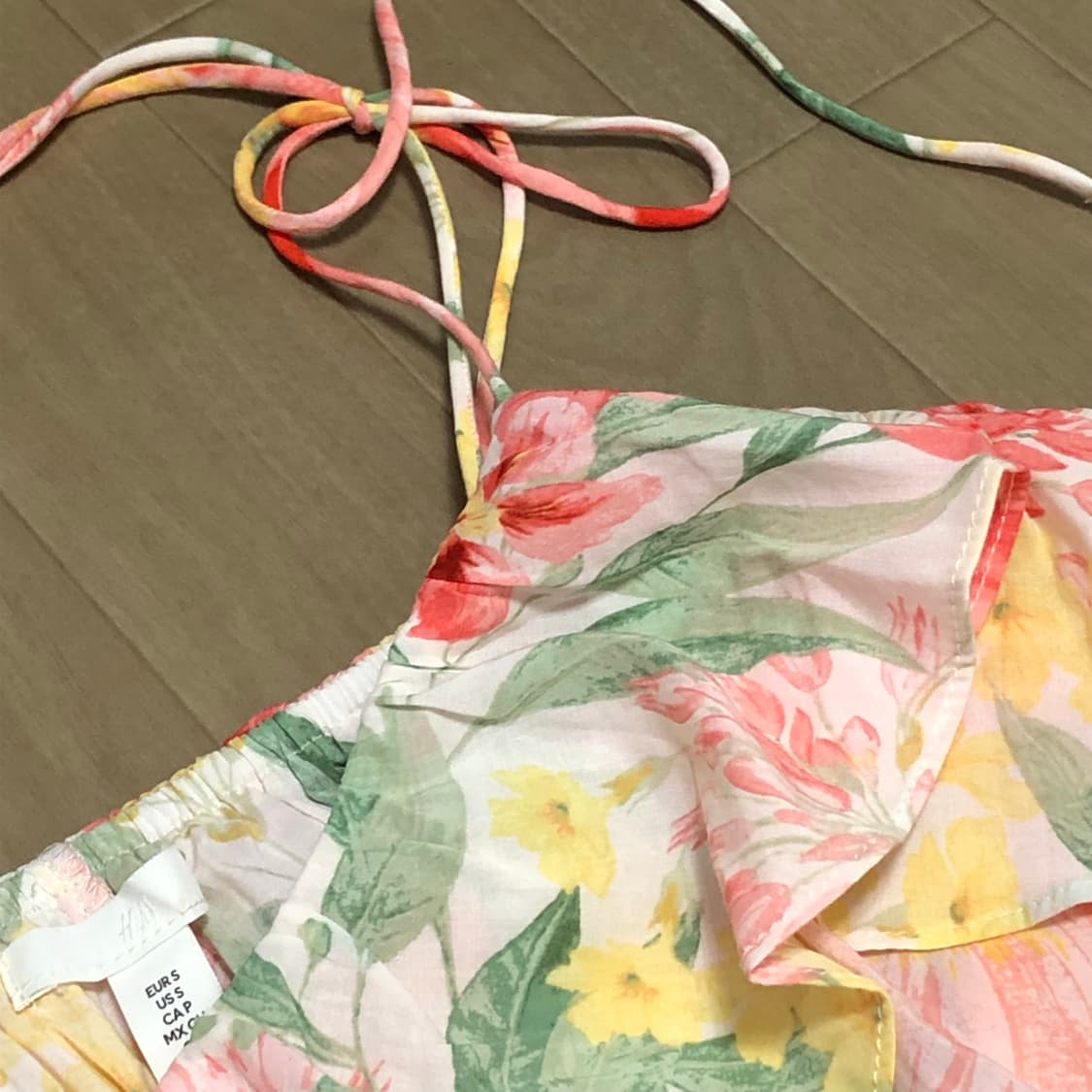 h&m 에이치앤엠 프릴 트리밍 스트랩 드레스 (새상품) 상품이미지3